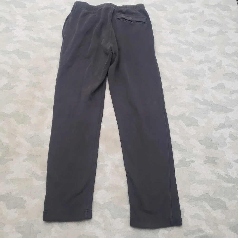 Nike Pants Mens Small Black Pockets Drawstring Sports Wear Club Fleece Gym